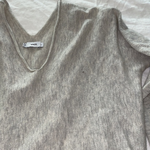 Vince Cashmere Wool V Neck - Picture 9 of 9